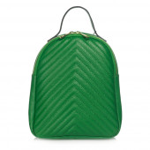 Rucsac dama din piele naturala DiAmanti Tommaso Verde